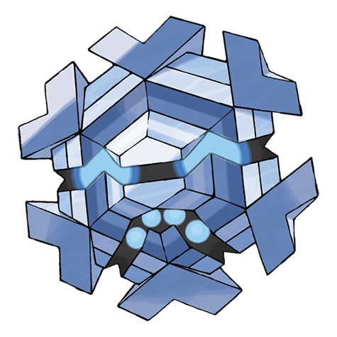 Cryogonal - Ice type Pokémon #615, official artwork