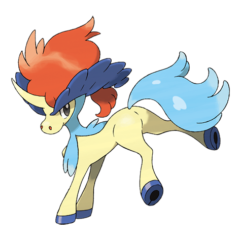 Keldeo-ordinary - Water/Fighting type Pokémon #647, official artwork