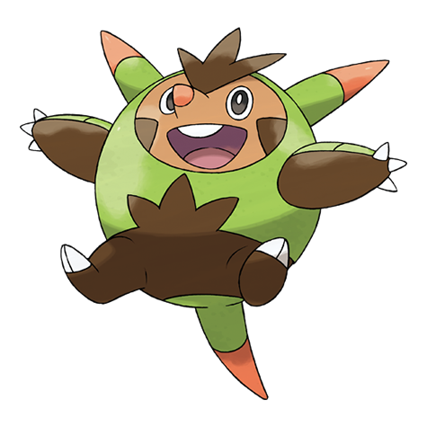 Quilladin - Grass type Pokémon #651, official artwork