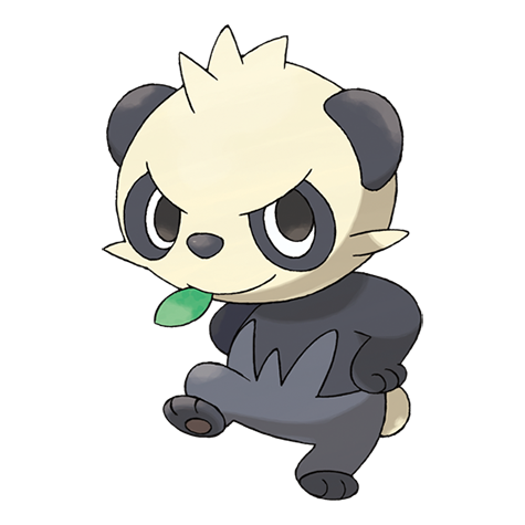 Pancham - Fighting type Pokémon #674, official artwork