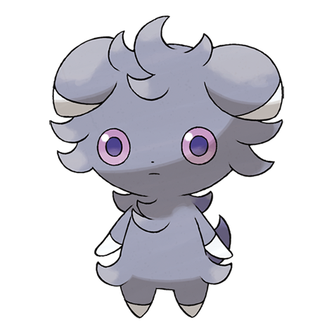 Espurr - psychic type Pokémon #677, official artwork from Pokédex