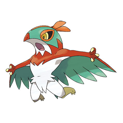 Hawlucha - Fighting/Flying type Pokémon #701, official artwork