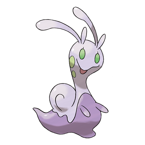 Sliggoo - Dragon type Pokémon #705, official artwork