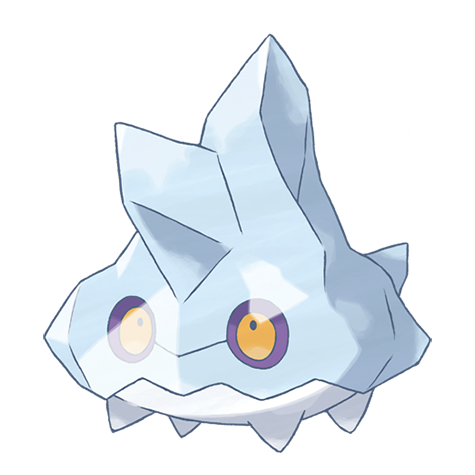 Bergmite - Ice type Pokémon #712, official artwork