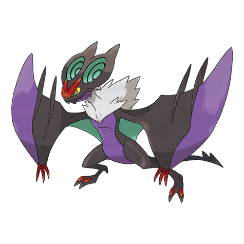 Noivern - Flying/Dragon type Pokémon #715, official artwork