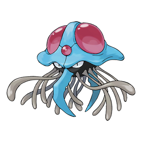 Tentacruel - Water/Poison type Pokémon #73, official artwork