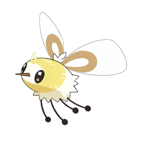 Cutiefly - Bug/Fairy type Pokémon #742, official artwork
