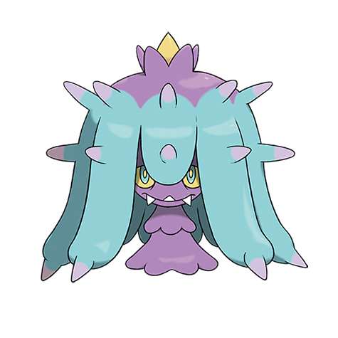 Mareanie - Poison/Water type Pokémon #747, official artwork