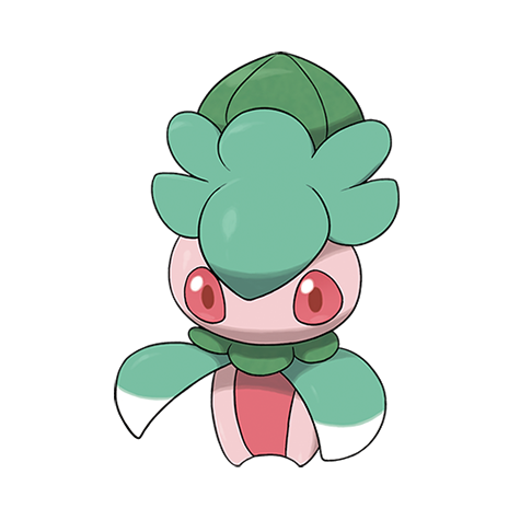 Fomantis - Grass type Pokémon #753, official artwork