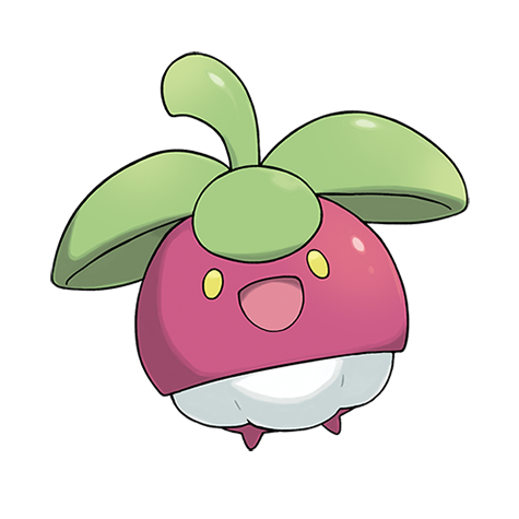 Bounsweet - Grass type Pokémon #761, official artwork