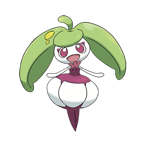 Steenee - Grass type Pokémon #762, official artwork