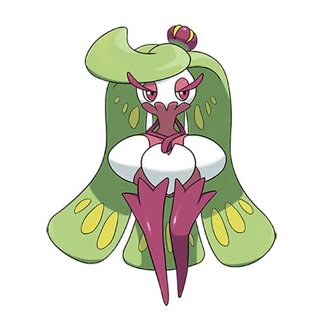 Tsareena - Grass type Pokémon #763, official artwork