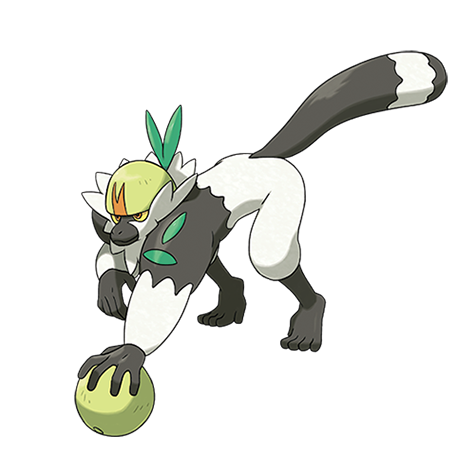 Passimian - Fighting type Pokémon #766, official artwork