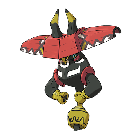 Tapu-bulu - Grass/Fairy type Pokémon #787, official artwork