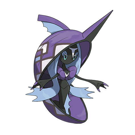 Tapu-fini - Water/Fairy type Pokémon #788, official artwork