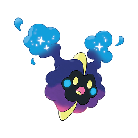 Cosmog - psychic type Pokémon #789, official artwork from Pokédex