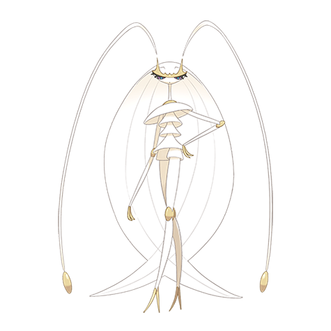 Pheromosa - Bug/Fighting type Pokémon #795, official artwork