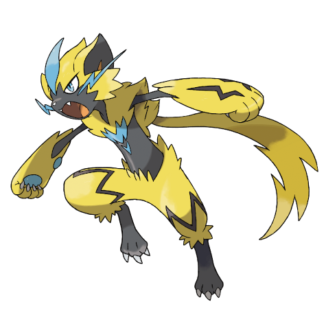 Zeraora - Electric type Pokémon #807, official artwork