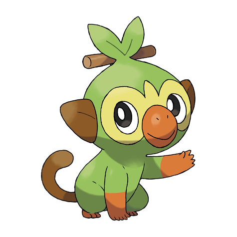 Grookey - grass type Pokémon #810