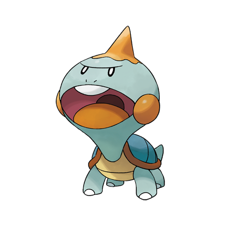 Chewtle - Water type Pokémon #833, official artwork