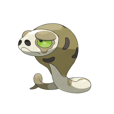 Silicobra - ground type Pokémon #843, official artwork from Pokédex