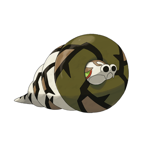Sandaconda - ground type Pokémon #844, official artwork from Pokédex