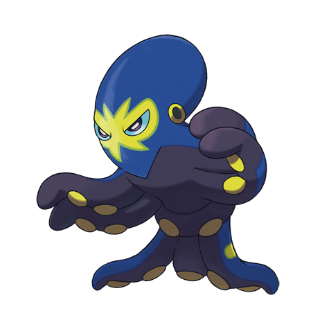 Grapploct - Fighting type Pokémon #853, official artwork