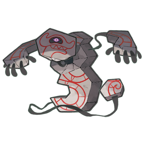 Runerigus - ground/ghost type Pokémon #867, official artwork from Pokédex