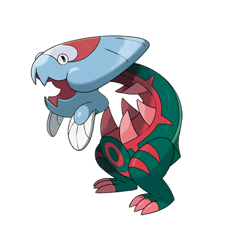 Dracovish - Water/Dragon type Pokémon #882, official artwork