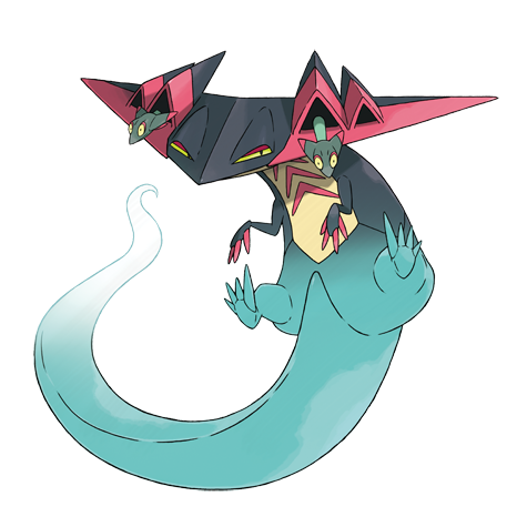 Dragapult - Dragon/Ghost type Pokémon #887, official artwork