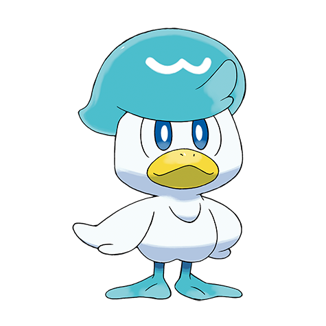 Quaxly - Water type Pokémon #912, official artwork