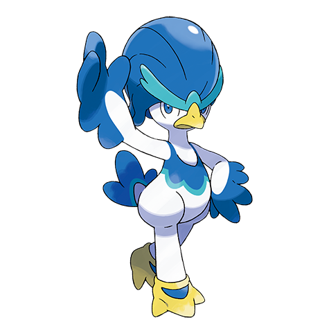 Quaxwell - Water type Pokémon #913, official artwork