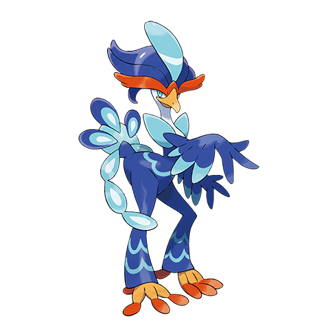 Quaquaval - Water/Fighting type Pokémon #914, official artwork