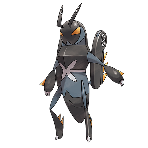 Lokix - Bug/Dark type Pokémon #920, official artwork