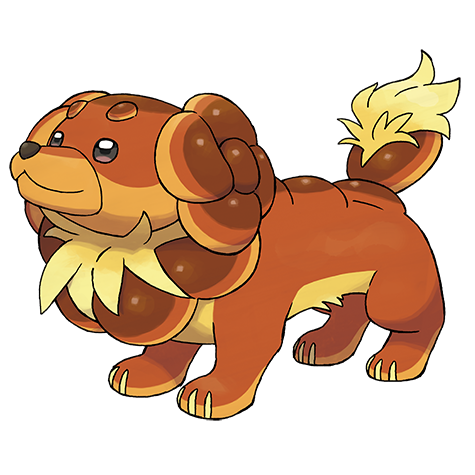 Dachsbun - Fairy type Pokémon #927, official artwork