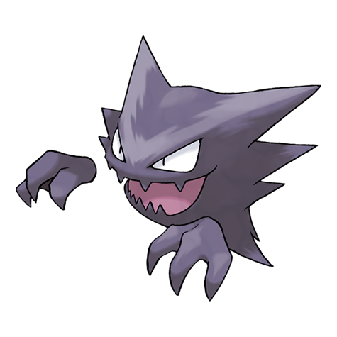 Haunter - Ghost/Poison type Pokémon #93, official artwork