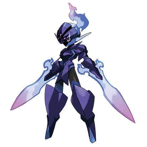 Ceruledge - fire/ghost type Pokémon #937, official artwork from Pokédex