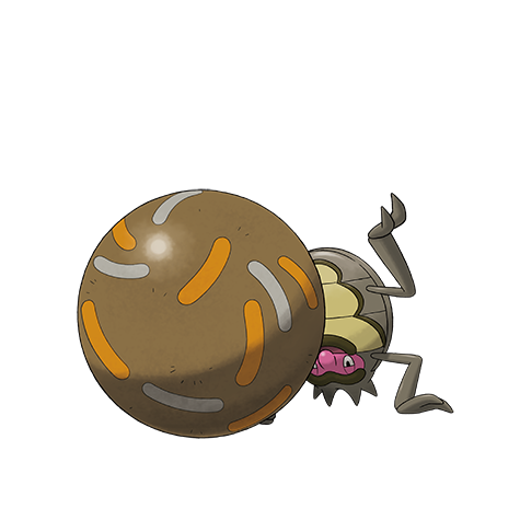 Rellor - Bug type Pokémon #953, official artwork