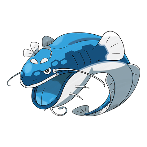 Dondozo - Water type Pokémon #977, official artwork