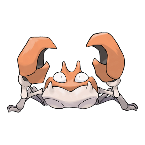 Krabby - Water type Pokémon #98, official artwork