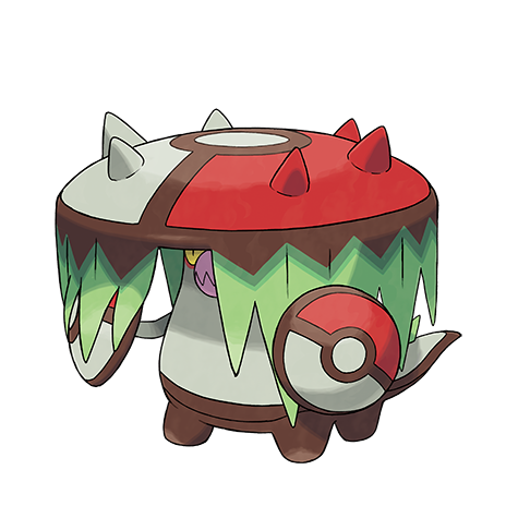 Brute-bonnet - Grass/Dark type Pokémon #986, official artwork