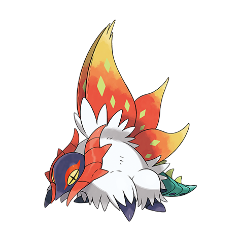 Slither-wing - Bug/Fighting type Pokémon #988, official artwork