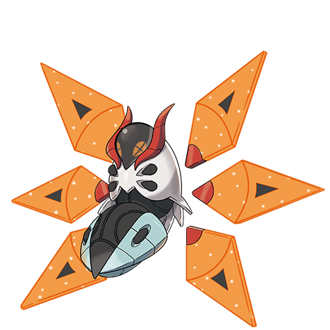Iron-moth - fire/poison type Pokémon #994, official artwork from Pokédex
