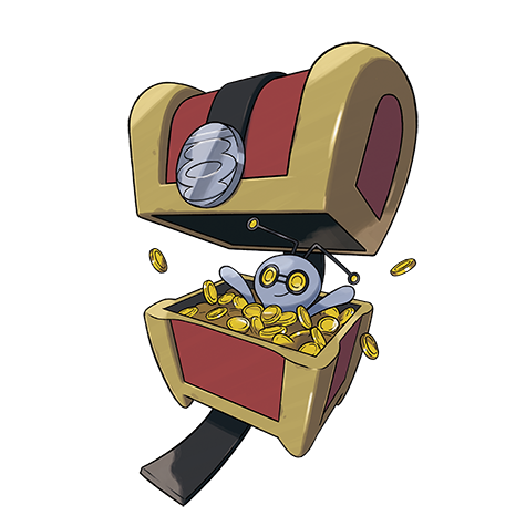 Gimmighoul - ghost type Pokémon #999