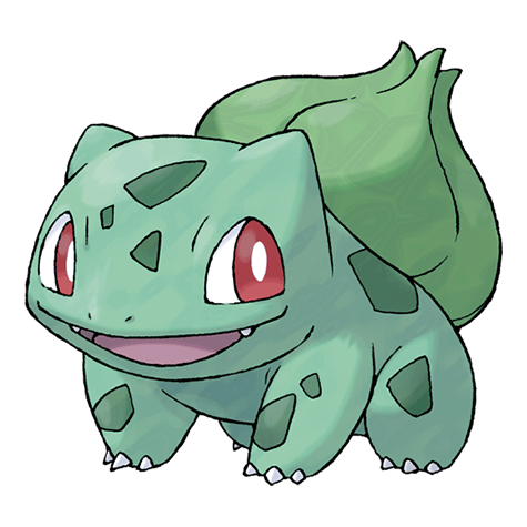 Bulbasaur - Grass/Poison type Pokémon #1, official artwork
