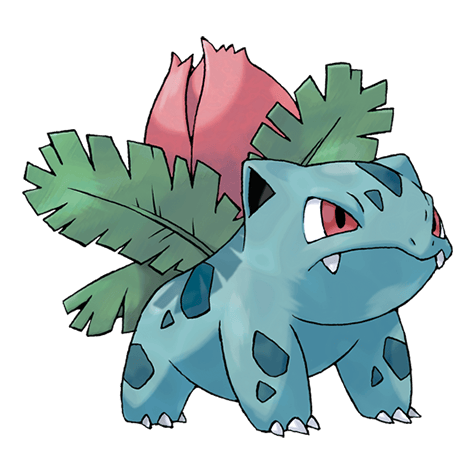 Ivysaur - Grass/Poison type Pokémon #2, official artwork